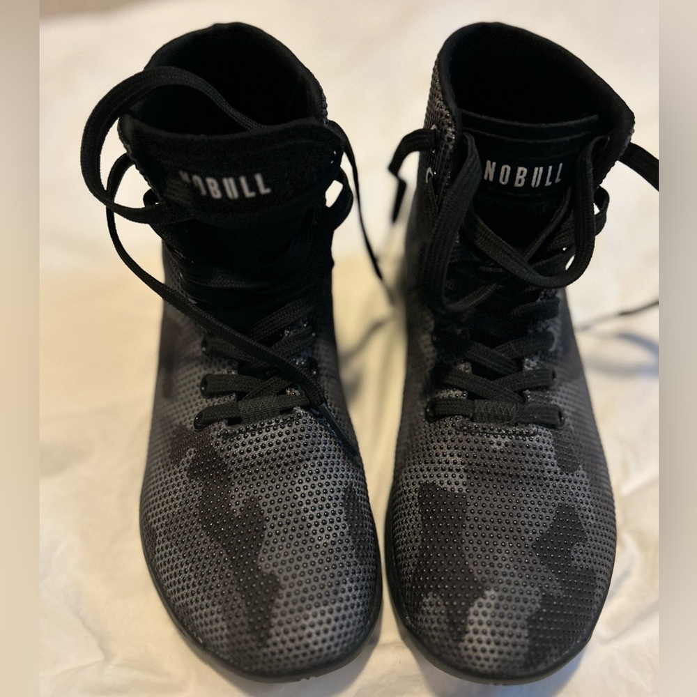 NOBULL Kids Black Camo High-Top Sneakers